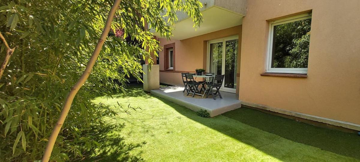 Апартаменты Les Capitouls - Avec Entree Autonome, Clim Neuve, Jardin, Parking Prive & Sa Piscine ! - Тулуза Экстерьер фото